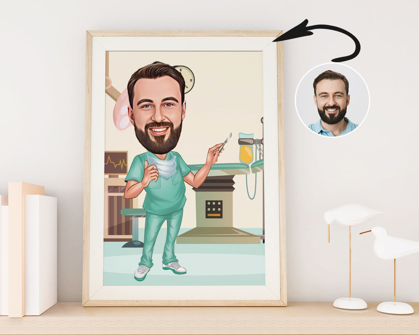 Personalised Surgeon Caricature