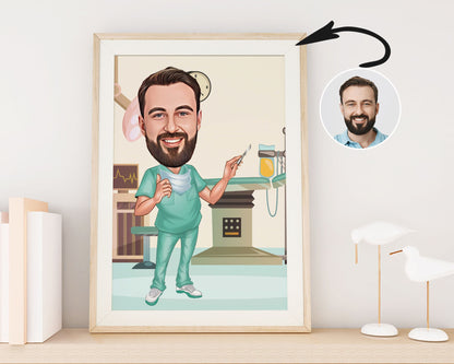 Personalised Surgeon Caricature