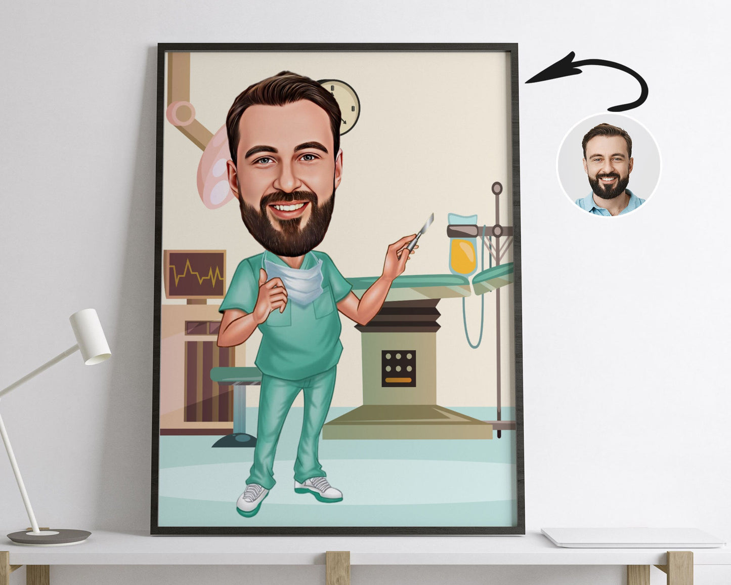 Personalised Surgeon Caricature