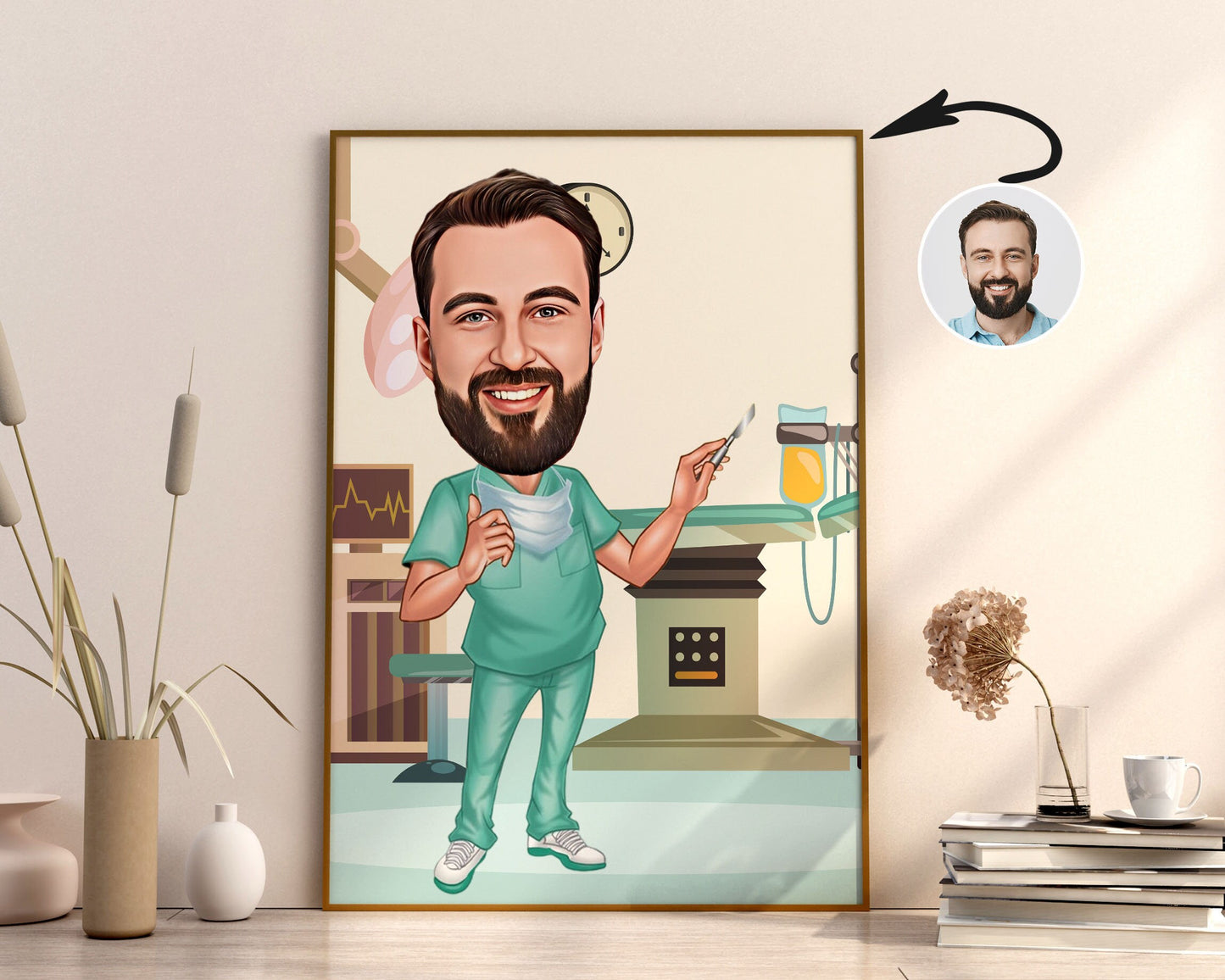 Personalised Surgeon Caricature