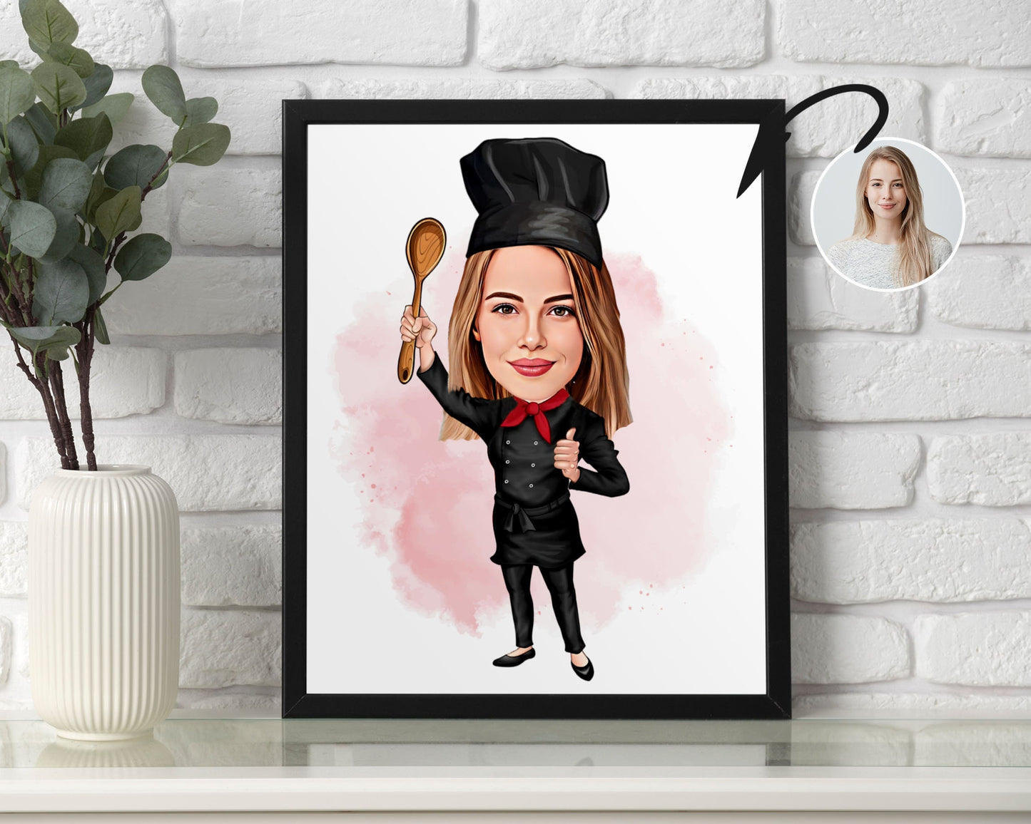 Personalised Chef Caricature