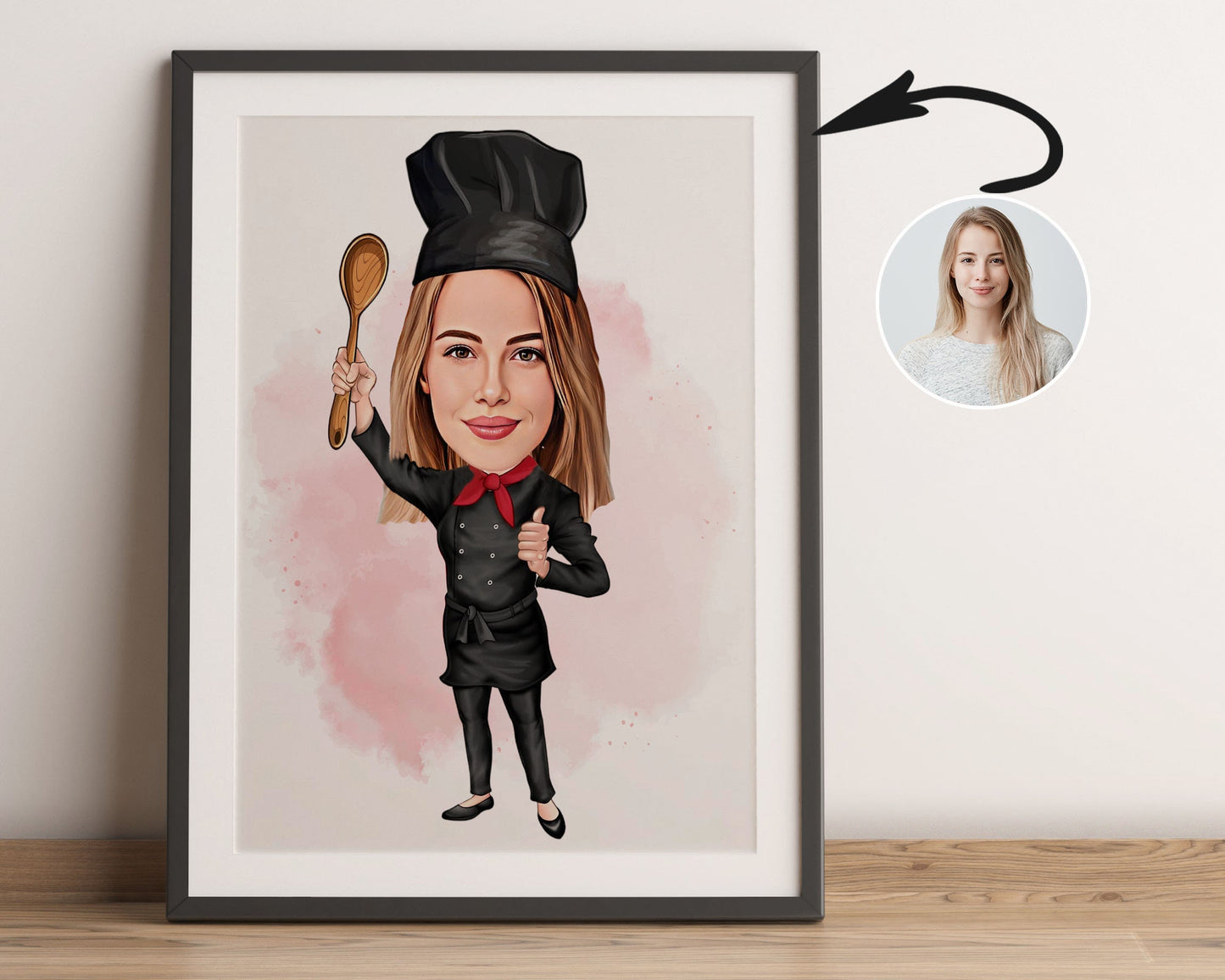 Personalised Chef Caricature