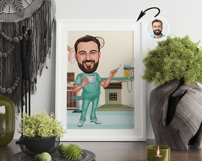 Personalised Surgeon Caricature