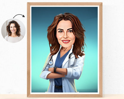 Personalised Doctor Caricature