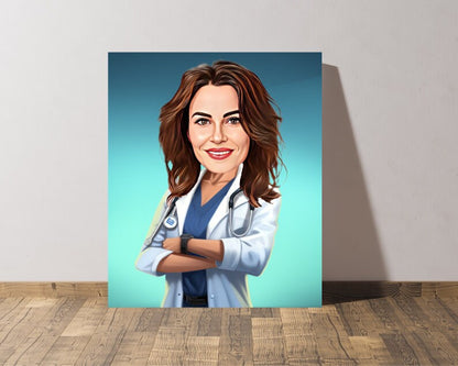 Personalised Doctor Caricature